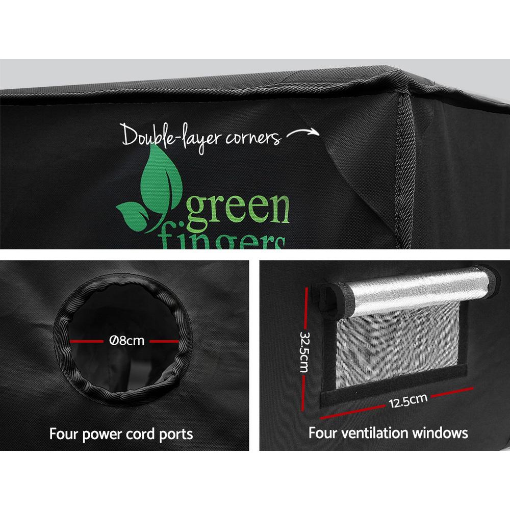 Green Fingers Grow Tent 240x120x200CM Hydroponics Kit Indoor Plant