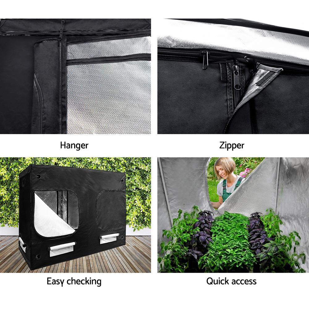 Green Fingers Grow Tent 240x120x200CM Hydroponics Kit Indoor Plant