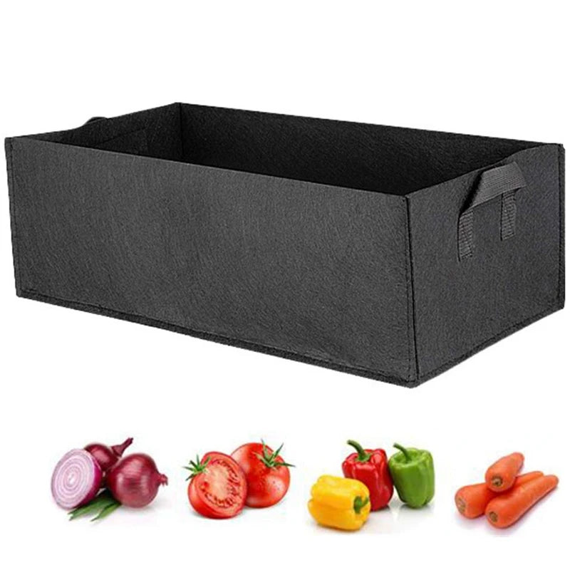 5 Pack Fabric Raised Garden Bed,Square Garden Flower Grow Bag