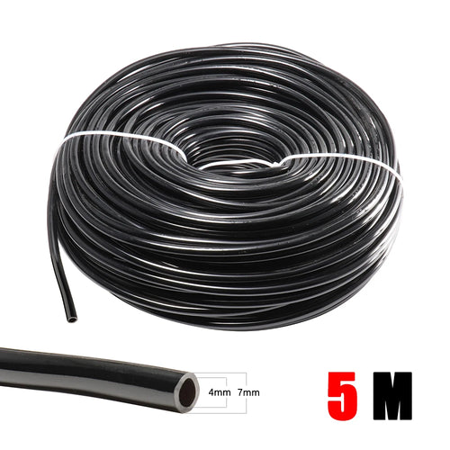 Garden Watering 4/7mm Hose PVC Micro Irrigation Pipe 1/4'' Tubing