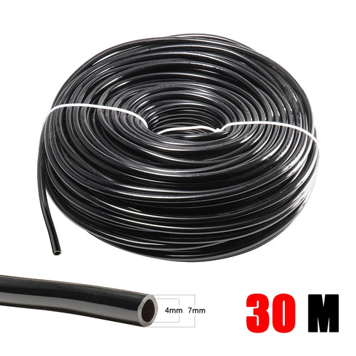 Garden Watering 4/7mm Hose PVC Micro Irrigation Pipe 1/4'' Tubing