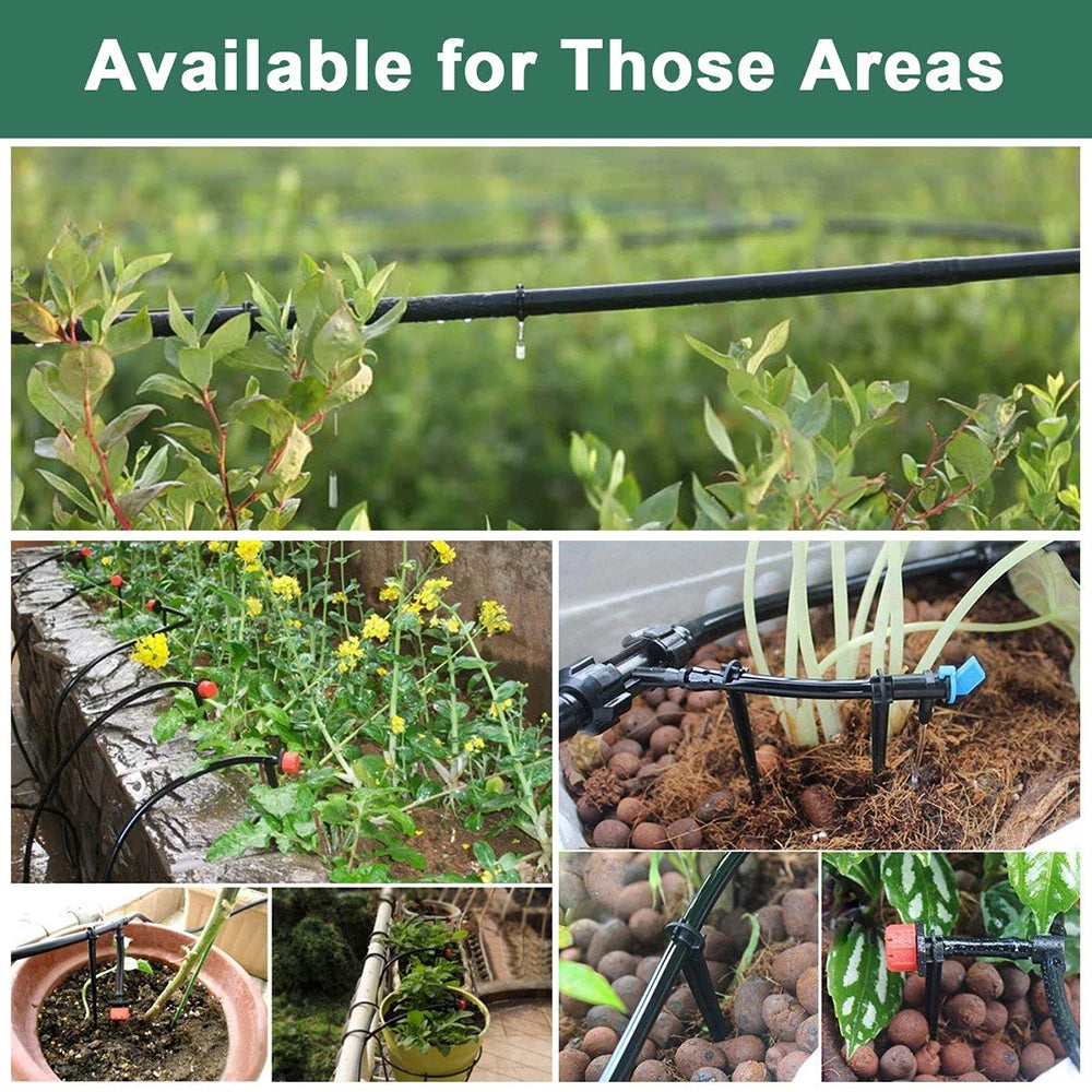 Garden Watering 4/7mm Hose PVC Micro Irrigation Pipe 1/4'' Tubing