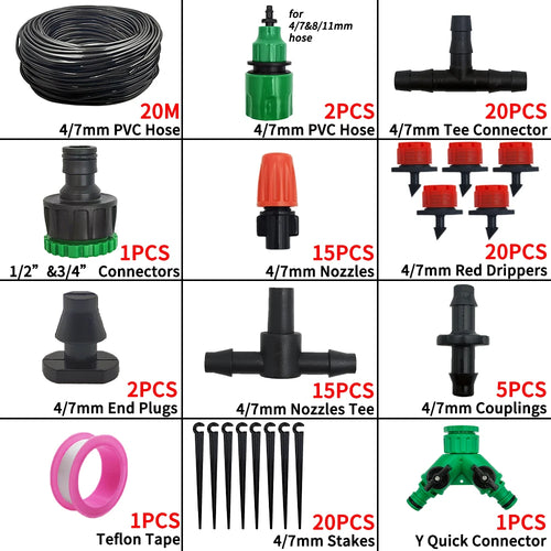 Irrigation System Garden Tools Drip Watering Kits Automatic Watering