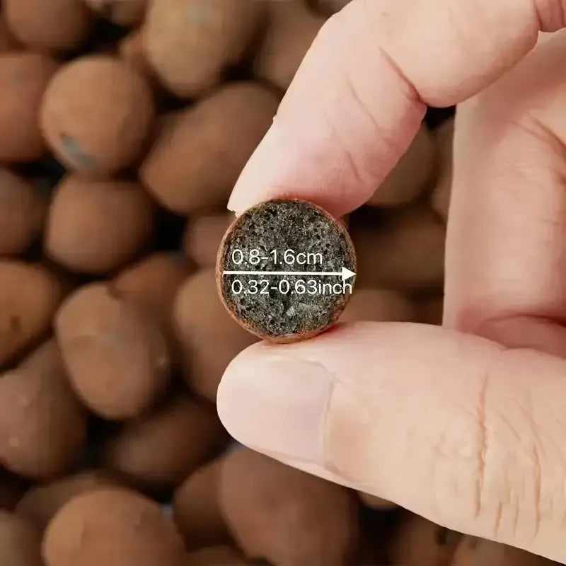 1LB Reusable Hydroponic Clay Pebbles Natural Hydroponic Growing Clay