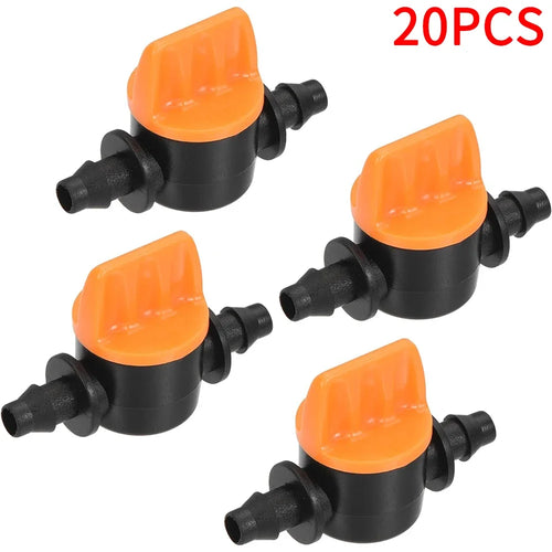 20Pcs Hose Valve Garden Tap Connectors for Drip Irrigation System,