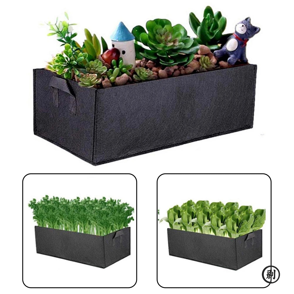 Square Felt Growing Bucket Plant Growth Bag Multi-Functional Vegetable