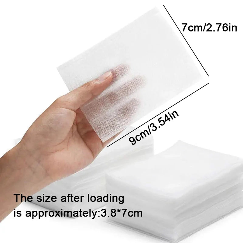100pcs Biodegradable Seed Nursery Bags, Non-Woven Plants GrowBags,
