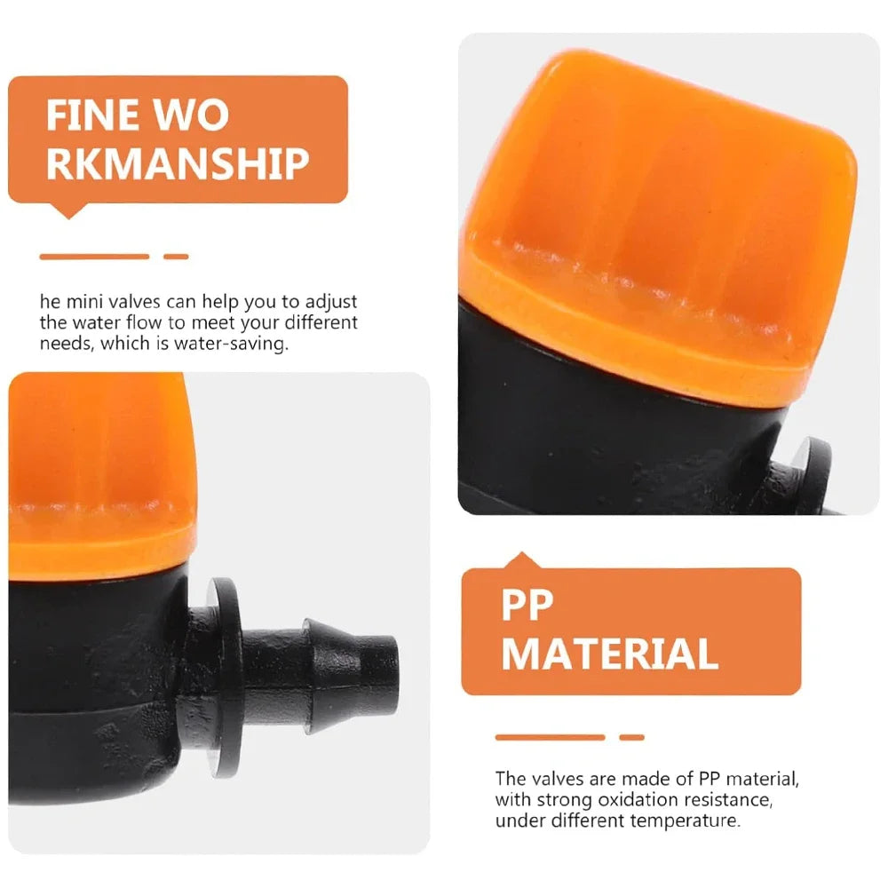 20Pcs Hose Valve Garden Tap Connectors for Drip Irrigation System,