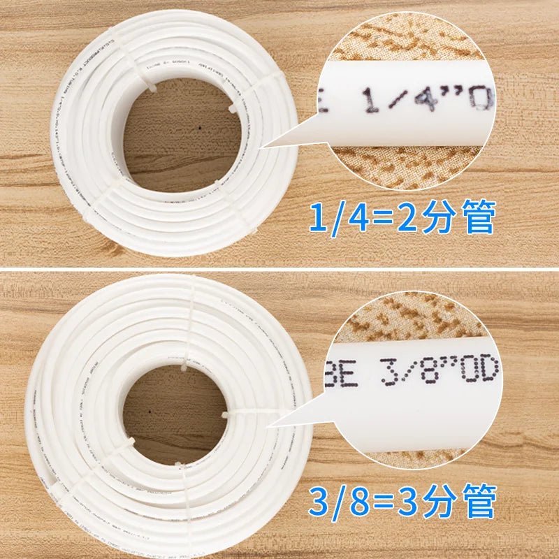 1/4" 3/8" PE Pipe Food Grade Water Purifier Pipe Hi-quality Soft Tube