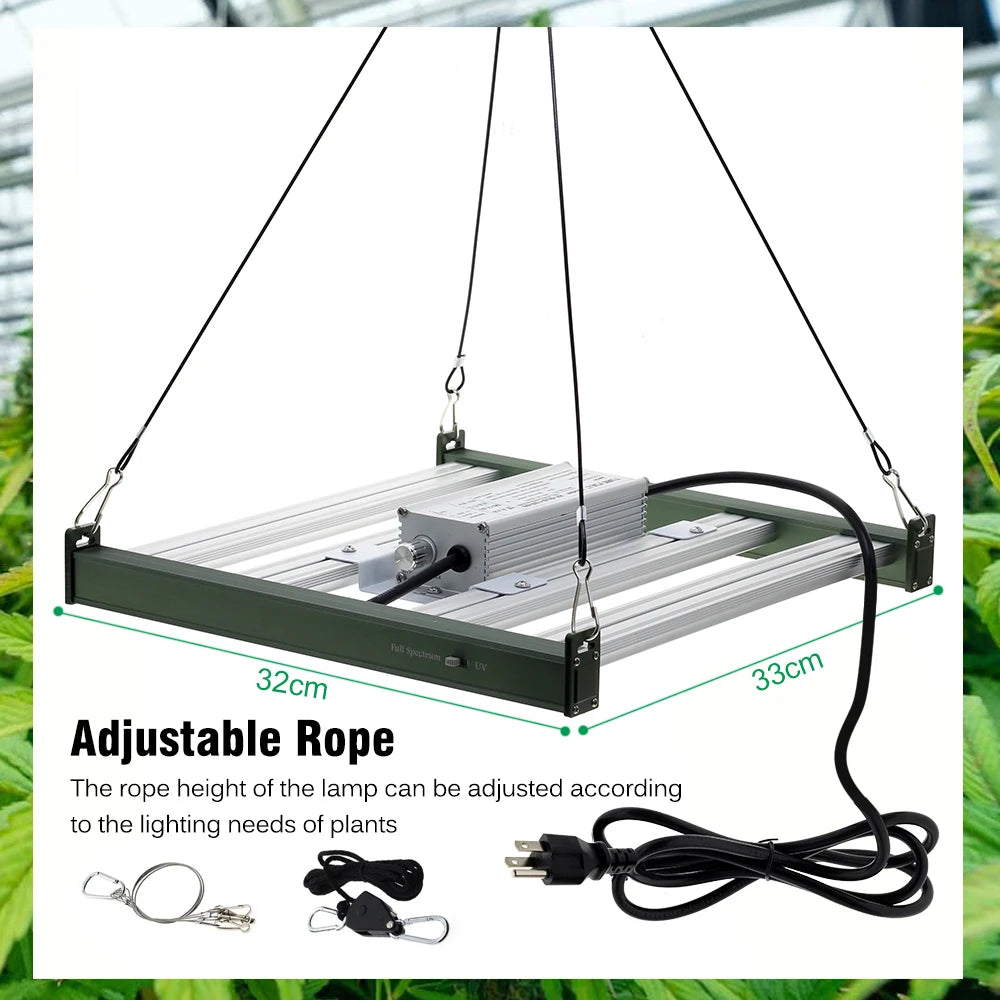 Full Spectrum LED Grow Light 120W LM281B Dimmable Plant Lights For