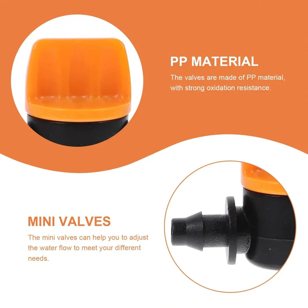 20Pcs Hose Valve Garden Tap Connectors for Drip Irrigation System,
