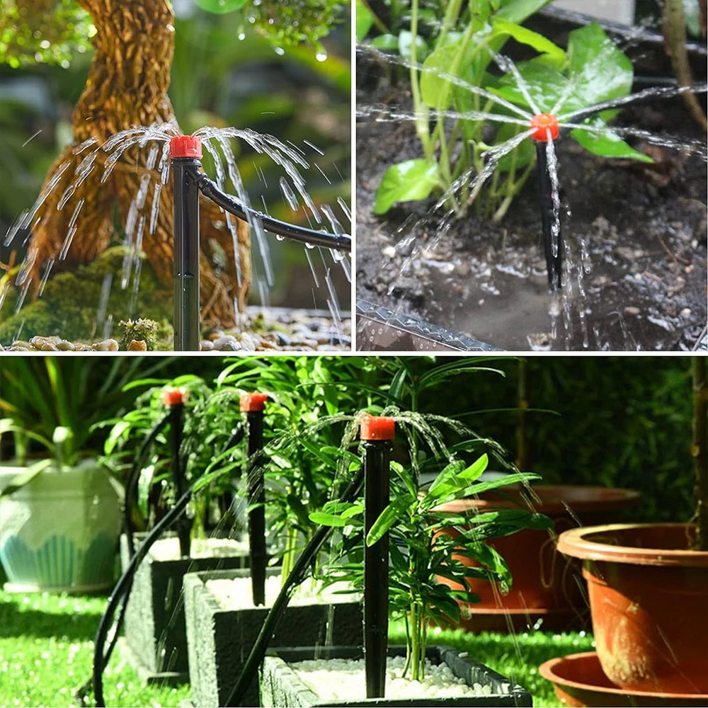 Garden Drip Irrigation Automatic Watering System Kit 1/4'' 13CM