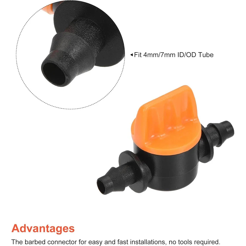 20Pcs Hose Valve Garden Tap Connectors for Drip Irrigation System,