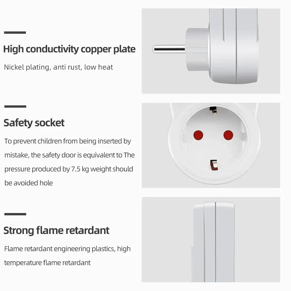 Timer Socket Thermostat Digital Temperature Controller EU/AU/US/FR/UK