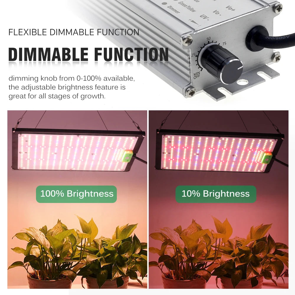 Led Grow Light 120W 240W Full Spectrum Dimmable Phytolamp LM301H Chips