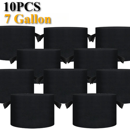 5/10Pack Vegetable/Flower/Plant Grow Bag 5 Gallon Thickened Non-Woven
