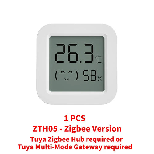 Tuya ZigBee Temperature Humidity Sensor For Smart Home With LCD Screen