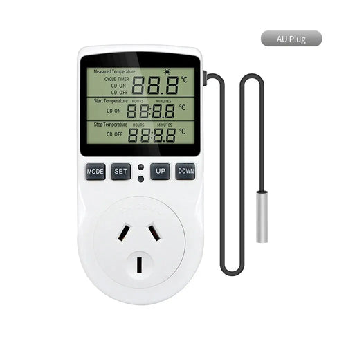 Timer Socket Thermostat Digital Temperature Controller EU/AU/US/FR/UK