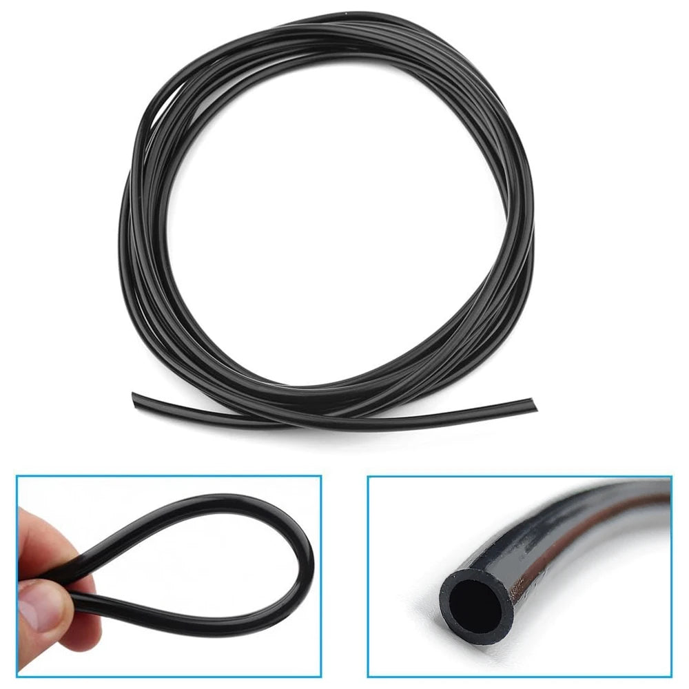 5m Black Drip Irrigation Hose Perfect for DIY Garden Irrigation System