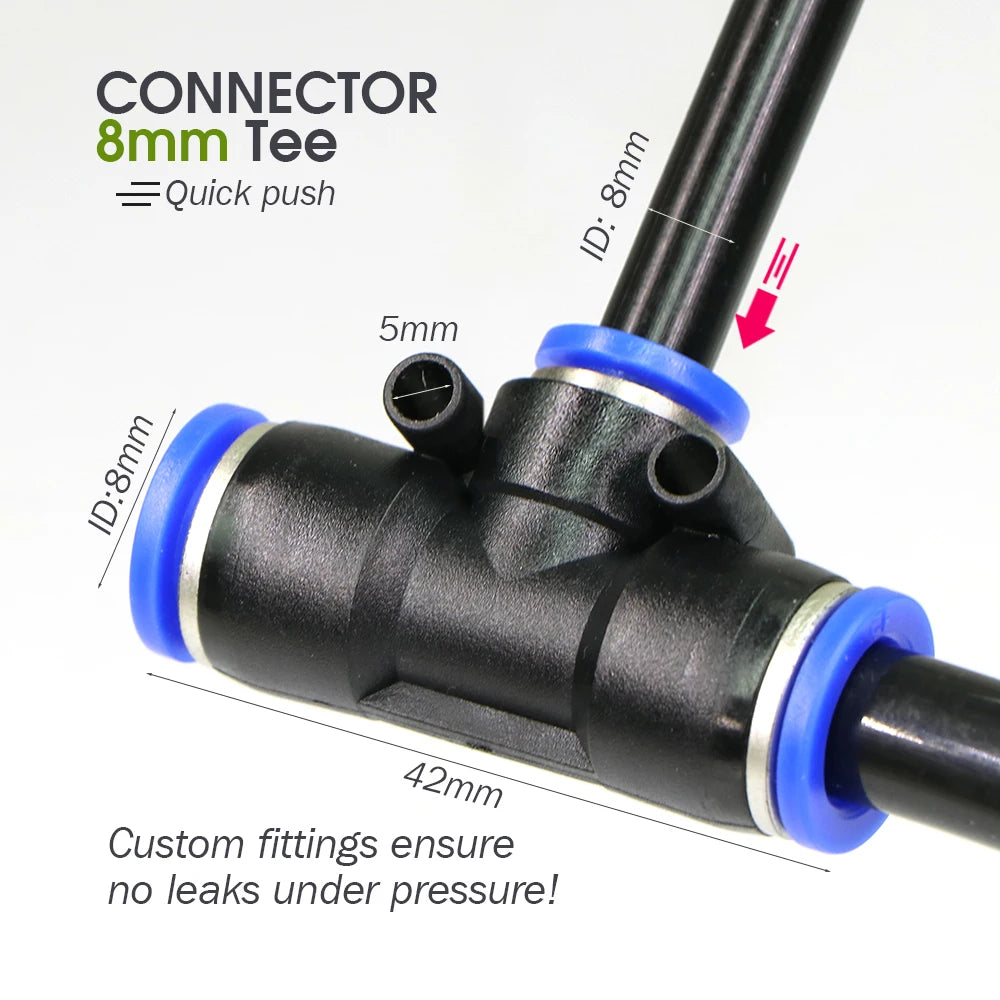 30M-5M DIY Free Bending Universal Sprayer Kit 8mm Hose Patio Misting