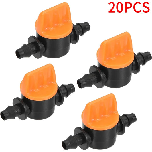 20Pcs Hose Valve Garden Tap Connectors for Drip Irrigation System,