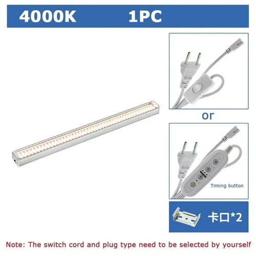 Newest 1/2/4/6PCS Full Spectrum LED Growing Lights for Greenhouse