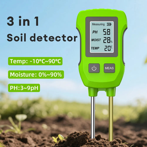 2/3/3/5/6 in 1 Digital Soil Tester Multifunctional Soil Fertility pH