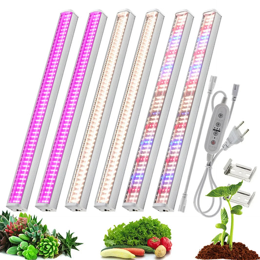 Newest 1/2/4/6PCS Full Spectrum LED Growing Lights for Greenhouse