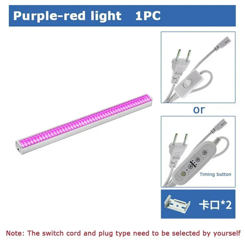 Newest 1/2/4/6PCS Full Spectrum LED Growing Lights for Greenhouse