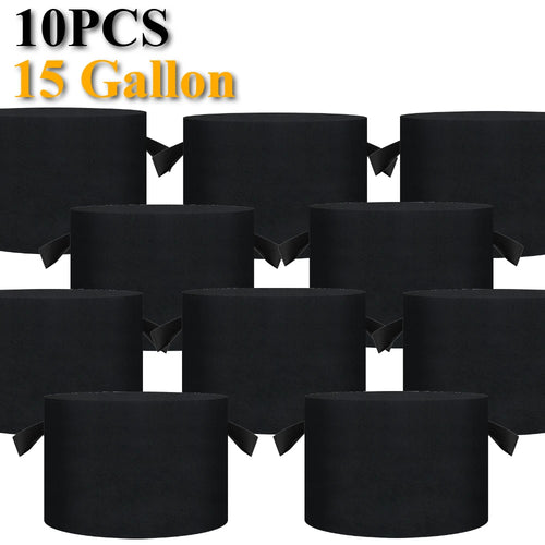 5/10Pack Vegetable/Flower/Plant Grow Bag 5 Gallon Thickened Non-Woven
