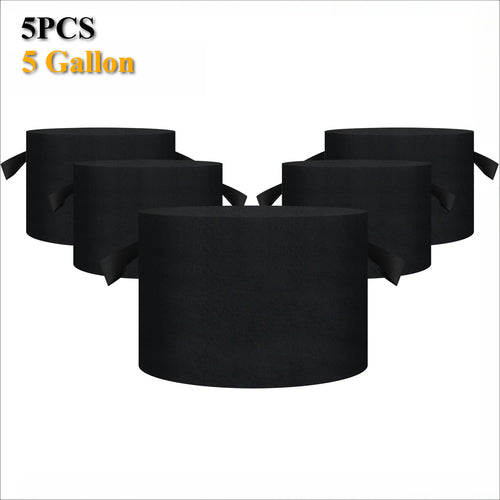 5/10Pack Vegetable/Flower/Plant Grow Bag 5 Gallon Thickened Non-Woven